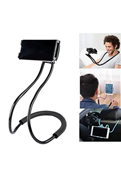 Go İthalat Boyuna Asılan Ergonomik 360 Derece Cep Telefonu Tutucu Stand (5381)