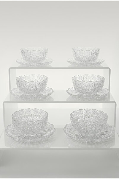 ALMARANDİ 6 Kişilik 12 Parça Lüx Kase Takımı