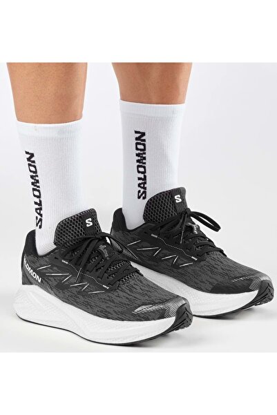Salomon Aero Glide 4 Patika Koşu Ayakkabısı Unisex Spor Ayakkabı SİYAH-BEYAZ