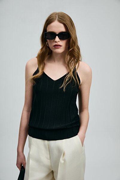 Lufian 121090048 Darla majica bez rukava T-shirt ženska majica CRNA