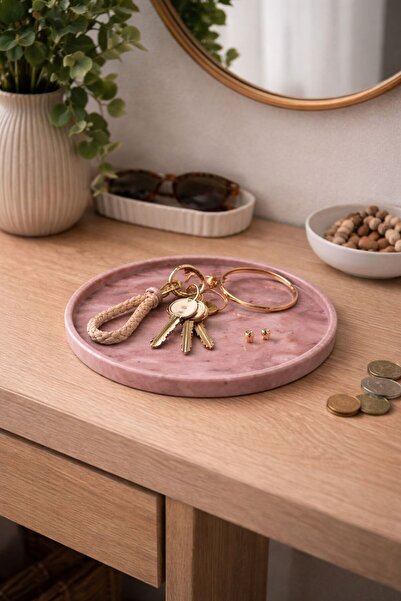 Lydia Accessory Minimalist El Yapımı Beton Takı & Düzenleyici Tabak