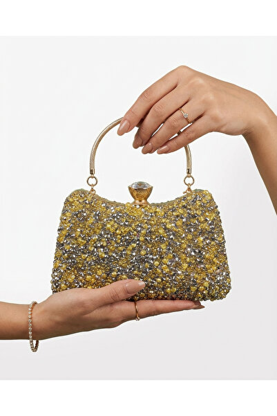 Çanta Trend Γυναικείο βραδινό φόρεμα με πέτρες και μακρύ μοντέλο με Τιράντα α...