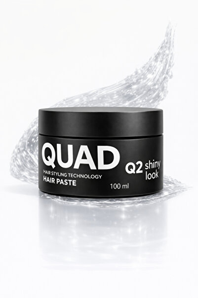 QUAD Q2 Shiny Look Saç Şekillendirici Pasta - Parlak Görünüm - Güçlü Tutucu -...