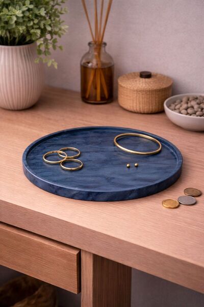 Lydia Accessory Minimalist El Yapımı Beton Takı & Düzenleyici Tabak