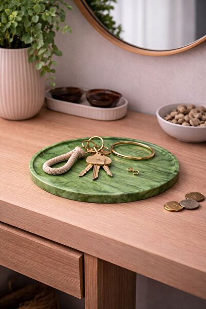 Lydia Accessory Minimalist El Yapımı Beton Takı & Düzenleyici Tabak