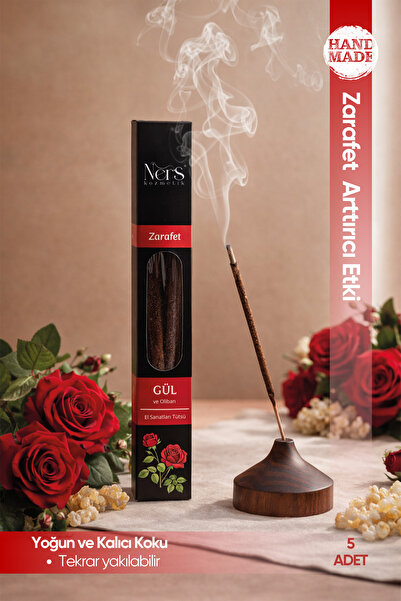 Genel Markalar Gül Özlü Tütsü, hoş koku ve rahatlatıcı atmosfer sağlar.