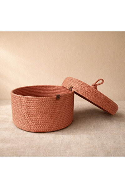 Naspar 2 coșuri decorative - cutie de depozitare multifuncțională - coș pentr...