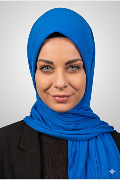 Şalcenneti.com Γυναικείο Hijab Πρακτικό χτενισμένο βαμβακερό σάλι με σφουγγάρ...