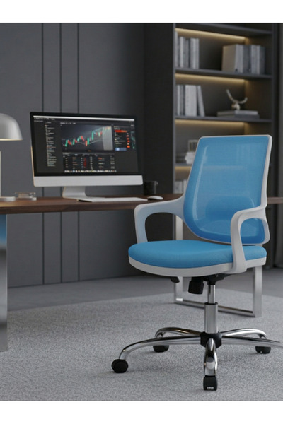 obc ofis büro concept Porto Krom Ayaklı Çalışma Sandalyesi Ofis Koltuğu