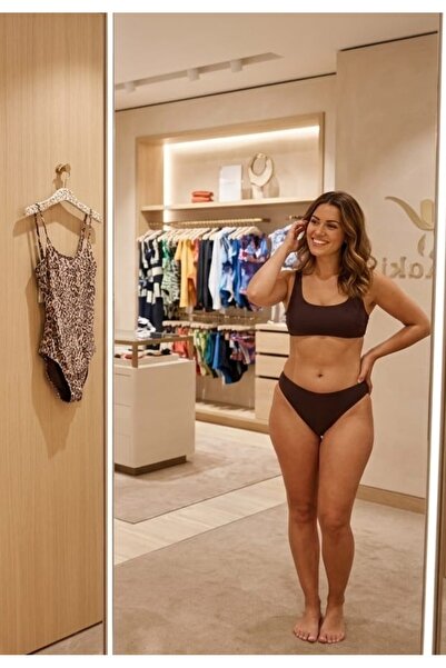 OUTLETSTORE BİKİNİ ALTI KOYU KAHVERENGİ