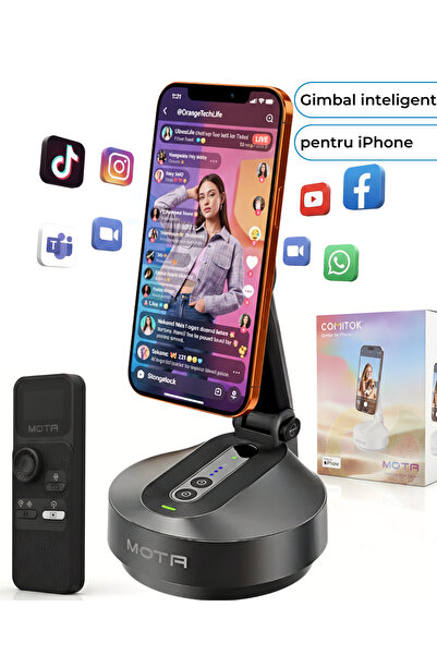 INOMEVIX MOTA Foldable 2-Axis Gimbal for iPhone with Apple DockKit