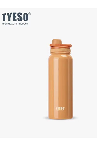 OEM TYESO stainless steel thermos bottle, vacuum insulation, flip-top lid, Or...