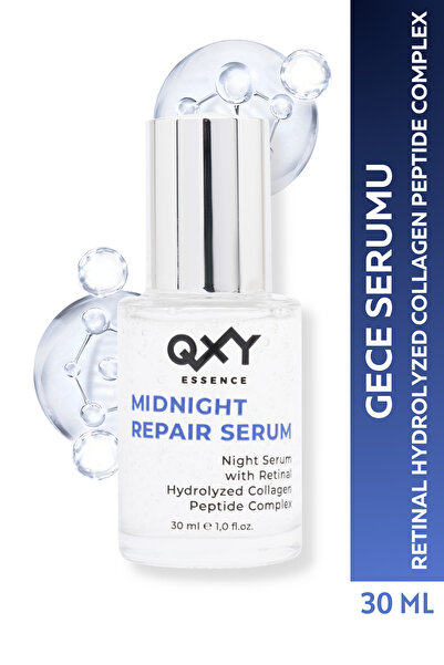 QXY Essence Midnight Repair Serum -Gece Serumu-Coenzim Q10+Retinal+Hydrolyzed...