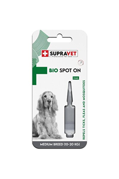 Supravet Orta Irk Köpek Deri Ve Tüy Bakım Ense Yağı; Bit Pire Kene Dış Parazi...