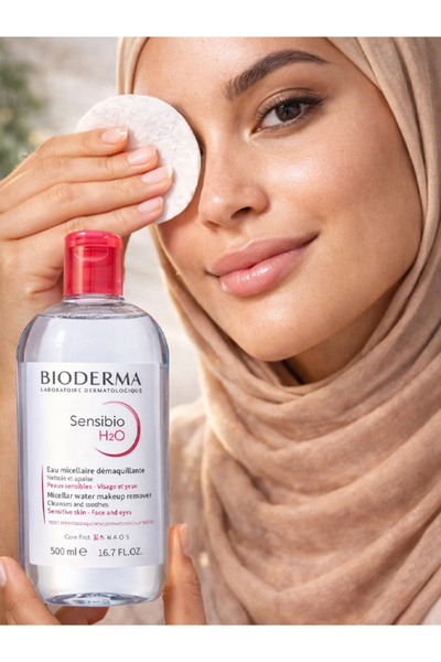 MQ مزيل مكياج بيوديرما سينسيبيو إتش تو أو للبشرة الحساسة - 500 مل