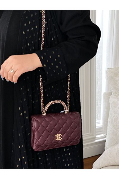 Generic حقيبة كتف نسائية مع ملحقاتها