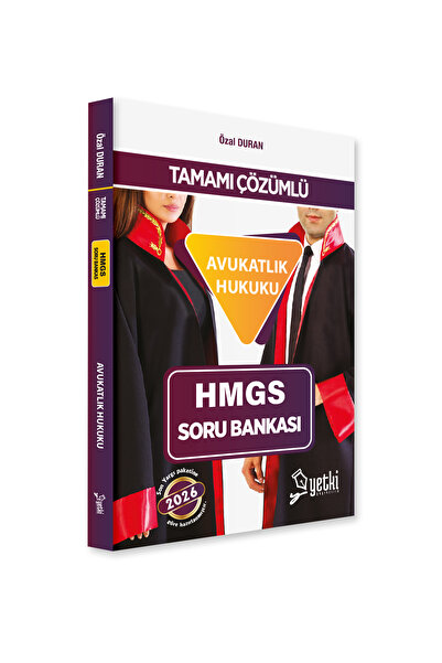 Yetki Yayıncılık Yetki 2025 Baskı HMGS Avukatlık Hukuku Soru Bankası