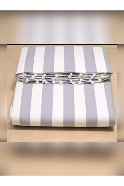 morpi Branda Yükseklik (200-210) cm Balkon Perdesi Kornizli Bağcıklı Güneşlik...