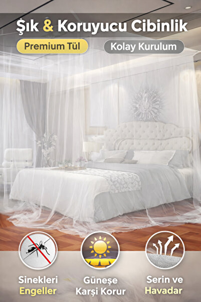 morpi 1. Kalite Cibinlik . Özel Bir Tül. Kırışmaz