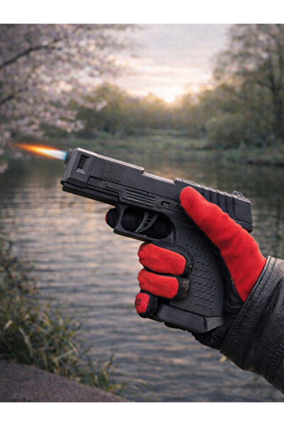 Nivu Bölmeli Oyuncak Kişiye Özel Yapım Saklama Kabı Çakmak Silah Şeklinde Çak...