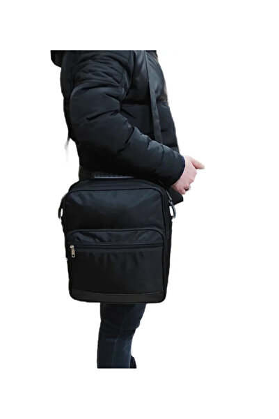 Sırımsı Servietă din material textil 1900 Denier, neagră