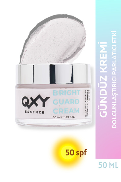 QXY Essence Bright Guard Cream - 50 Spf Pembe Gündüz Kremi - Centella Asiatic...