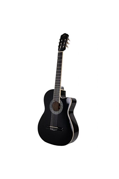 Barcelona Lc3900 Cbk Cutaway Siyah Klasik Gitar (Kılıf ve Pena Hediyeli)