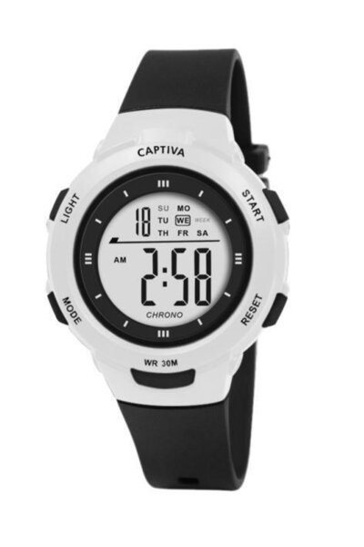 captiva 1903 Bjk Taraftar Digital 3 Atm Suya Dayanıklı Takvim-kronometre Alar...