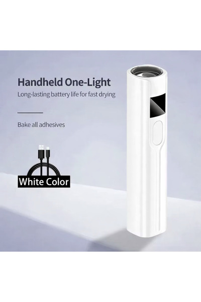 Choice1 مصباح أظافر LED صغير قابل لإعادة الشحن يعمل بالأشعة فوق البنفسجية بطو...