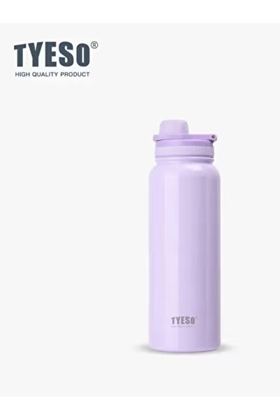 OEM TYESO stainless steel thermos bottle, vacuum insulation, flip-top lid, Li...