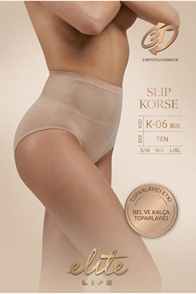 Elite Life Kadın Bel ve Kalça Toparlayıcı Yüksek Bel Külot Slip Korse