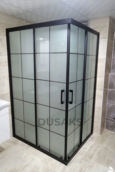 albert dusch DUSAKS Siyah Duşakabin H190 Cm 5 mm Temperli Cam
