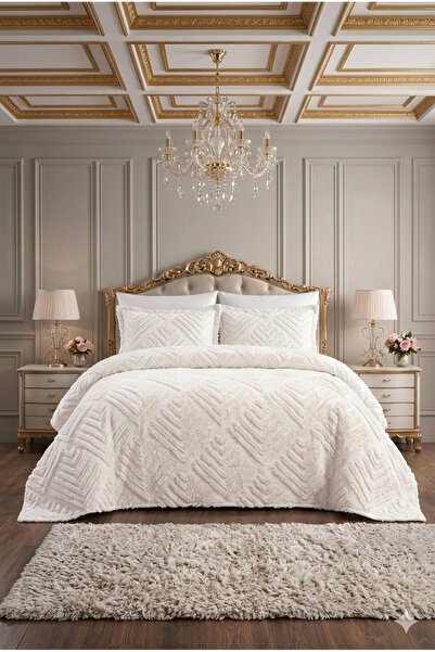 MUK's Σετ 6 τεμαχίων Premium Luxury με κρόσσια (Σεντόνι - Παπλωματοθήκη - Μαξ...