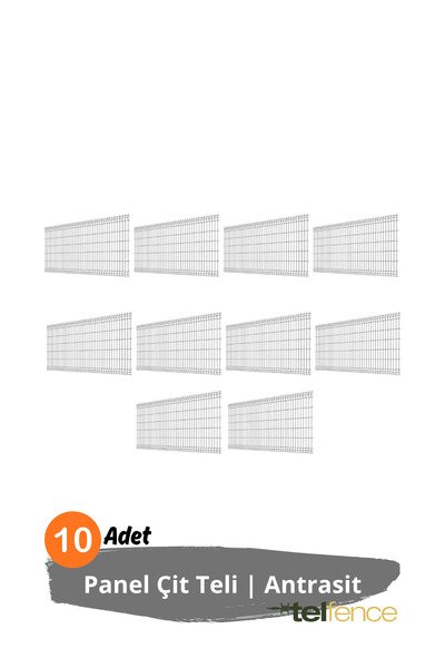 Telfence Panel Çit Teli - 120 x 250 Cm - 10 ADET