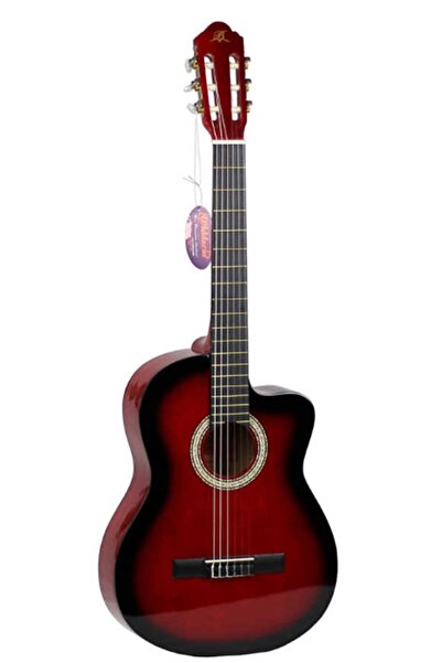 Barcelona LC 3900 CRDS Cutaway Kırmızı Sunburst Klasik Gitar 4/4