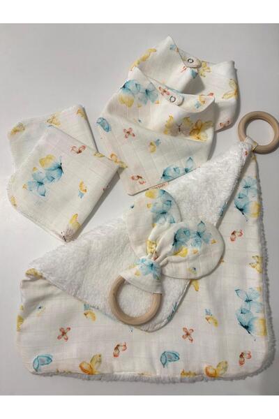 LUMİBABY BUTİK 100% Cotton Muslin Baby Set