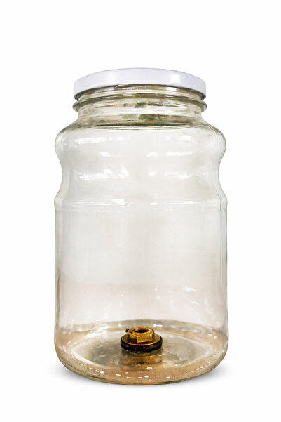 Trendhouse Güneş Enerjisi Antifriz Kavanozu Cam Kavanoz 2,65 Litre