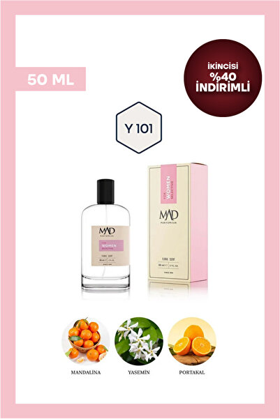 Mad Parfüm Mad Y101 Selective 50 ml Kadın Parfüm | Çiçeksi & Odunsu Notalar