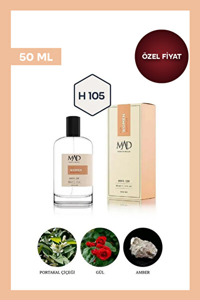 Mad Parfüm Mad H105 Selective 50 ml Kadın Parfüm | Oryantal & Çiçeksi Notalar