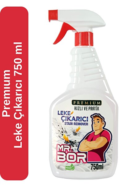 MR.BOR Premium Leke Çıkarıcı 750 ml – Tükenmez Kalem,Yağ, Çay, Kahve,Meyve,Şa...