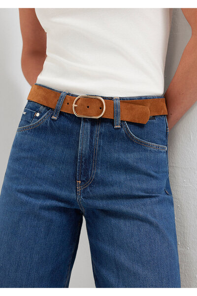 Mavi Kahverengi Deri Kemer 1913840-71418