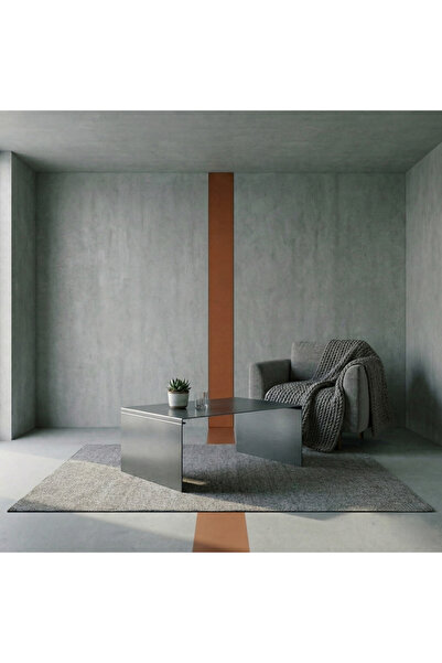 modilab Modern Metal Orta Sehpa- Minimal Dikdörtgen Demonte Salon Sehpası