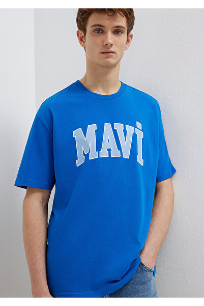 Mavi Ekek Logo Printed Navy Blue T-Shirt 0611711-81330