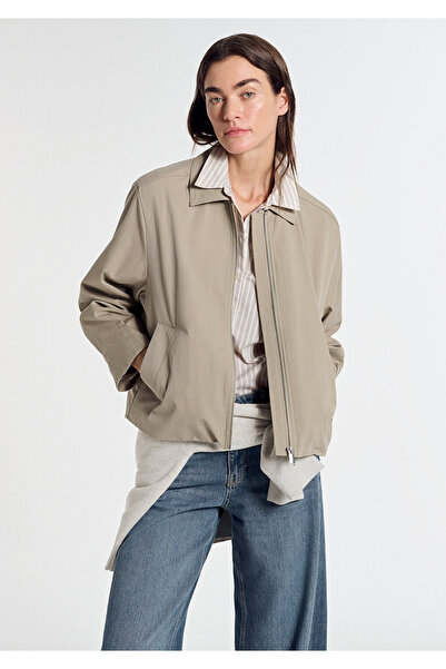 Mavi Haki Ceket Oversize / Geniş Kesim 1110821-70354