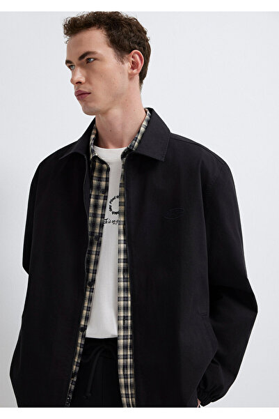 Mavi Zippered Black Shirt Loose Fit / Relaxed Fit 0211883-900