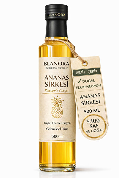 Blanora Ananas Sirkesi Doğal Fermantasyon Pineapple Vinegar 500 Ml