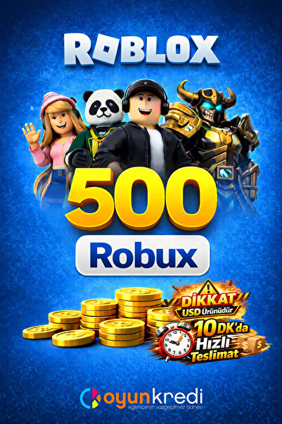 oyunkredi Roblox 500 Robux - USD