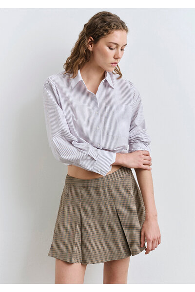 Mavi Striped White Shirt Regular Fit 1211195-90720