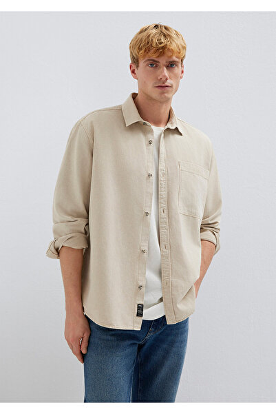 Mavi Ecru Shirt with Pockets Regular Fit / Normal Cut 0211827-70004