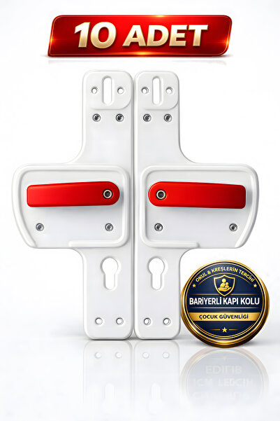 Life 360 Okul, Kreş ve Eğitim Alanları İçin Bariyerli Kapı Kolu | Çocuk Güven...